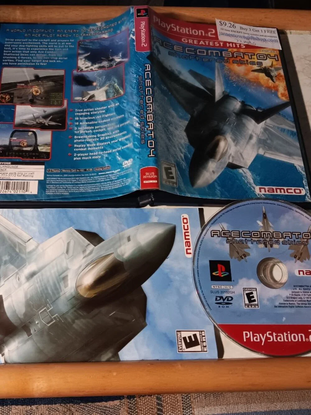 Ace Combat 04 PS2 Complete Tested Playstation 2 Video Game